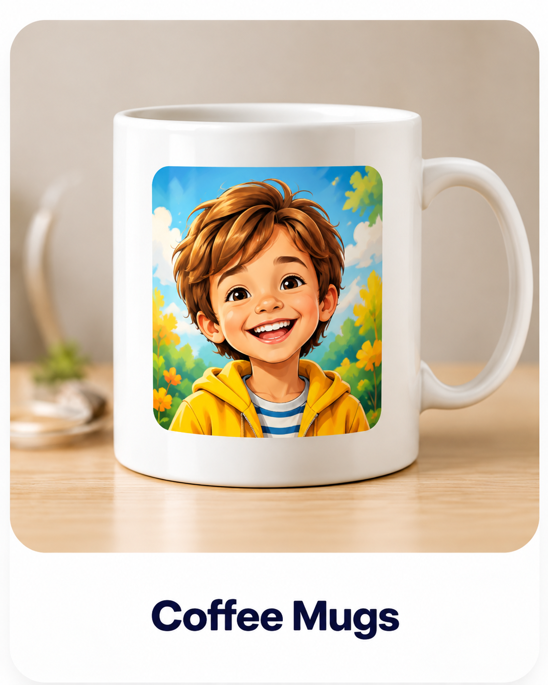 Custom coffee mug