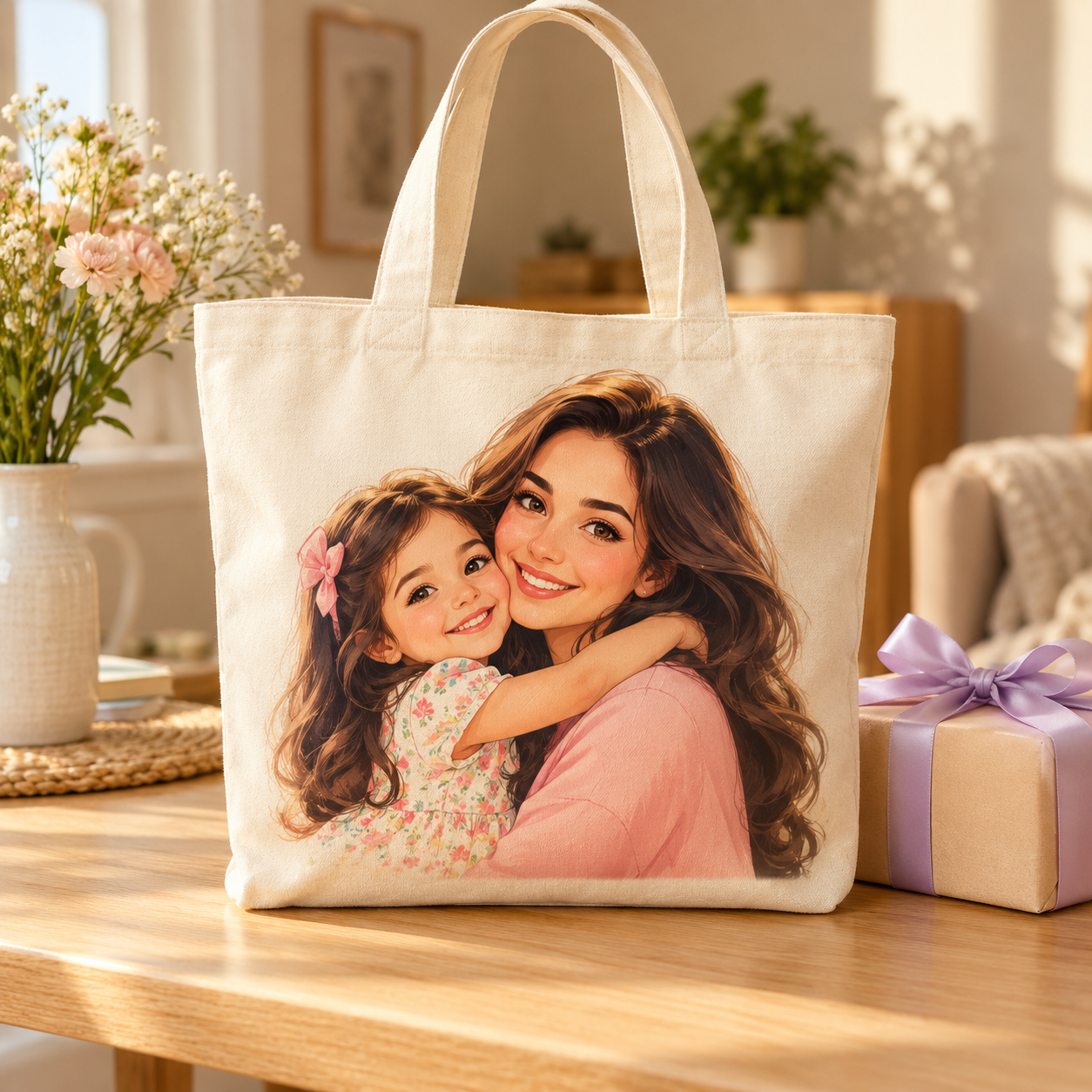 Illustrative gifts product mockup